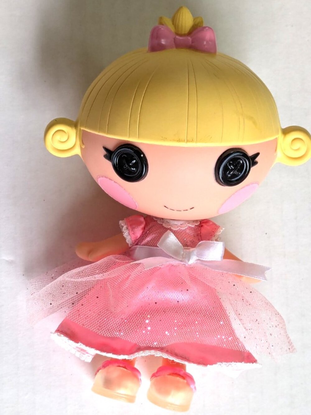 Lalaloopsy Littles Ribbon Slippers Baby Doll MGA 2014 Blonde Collector